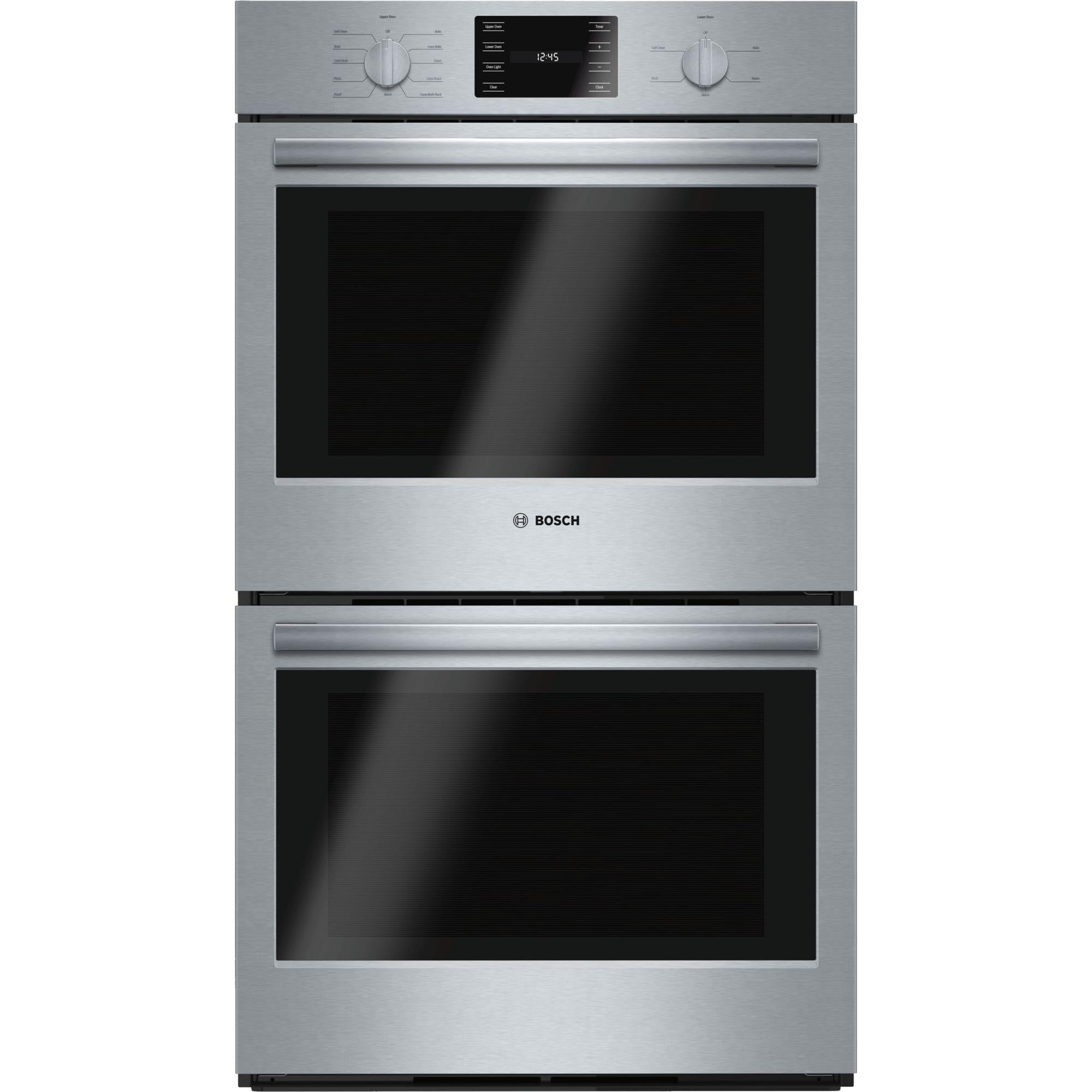 Bosch Four mural encastré double de 30 po, 9,2 pi cu avec convection HBL5651UC