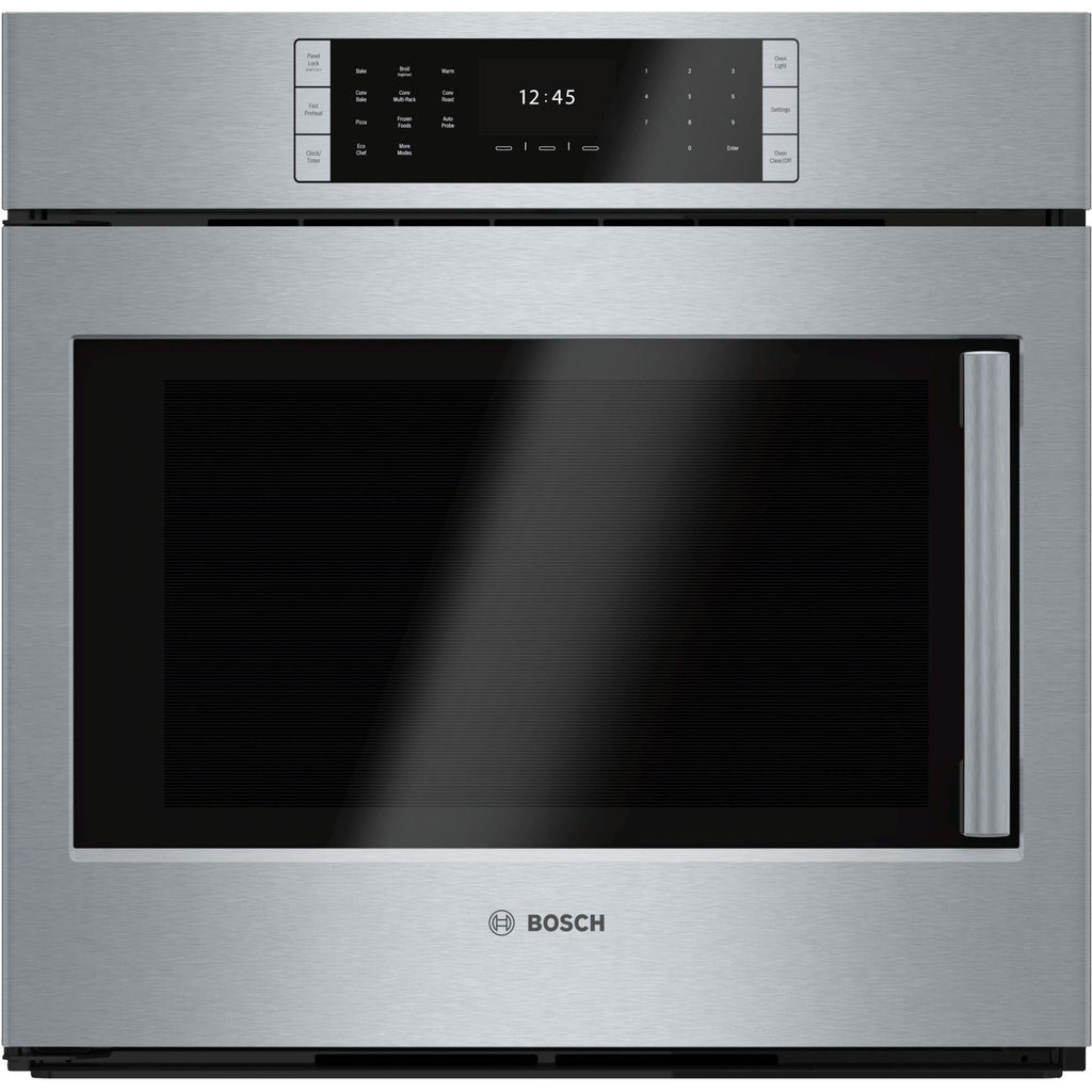 Bosch Four mural encastré simple de 30 po, 4,6 pi cu avec convection HBLP451LUC