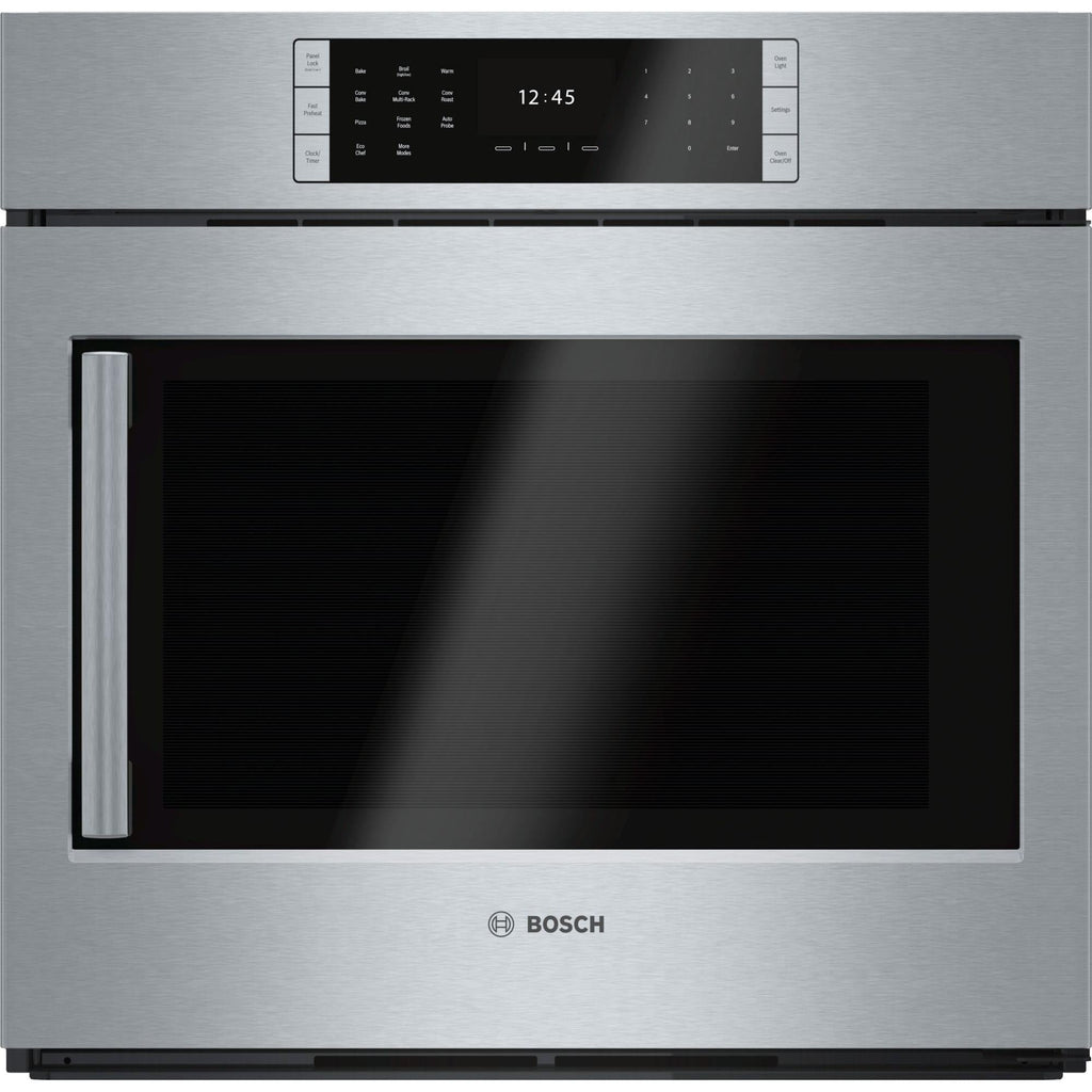 Bosch Four mural encastré simple de 30 po, 4,6 pi cu avec convection HBLP451RUC