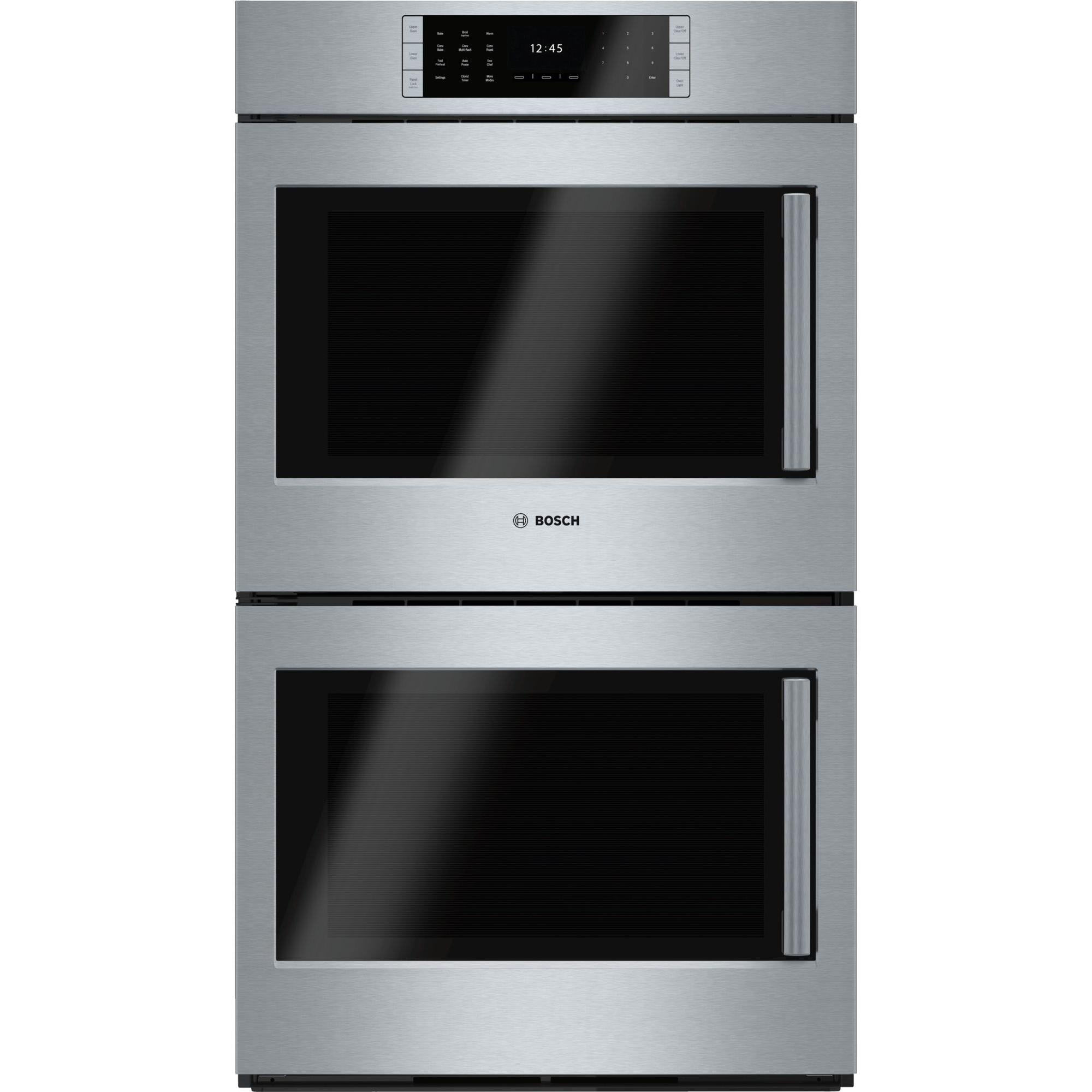 Bosch Four mural encastré double de 30 po, 9,2 pi cu avec convection HBLP651LUC