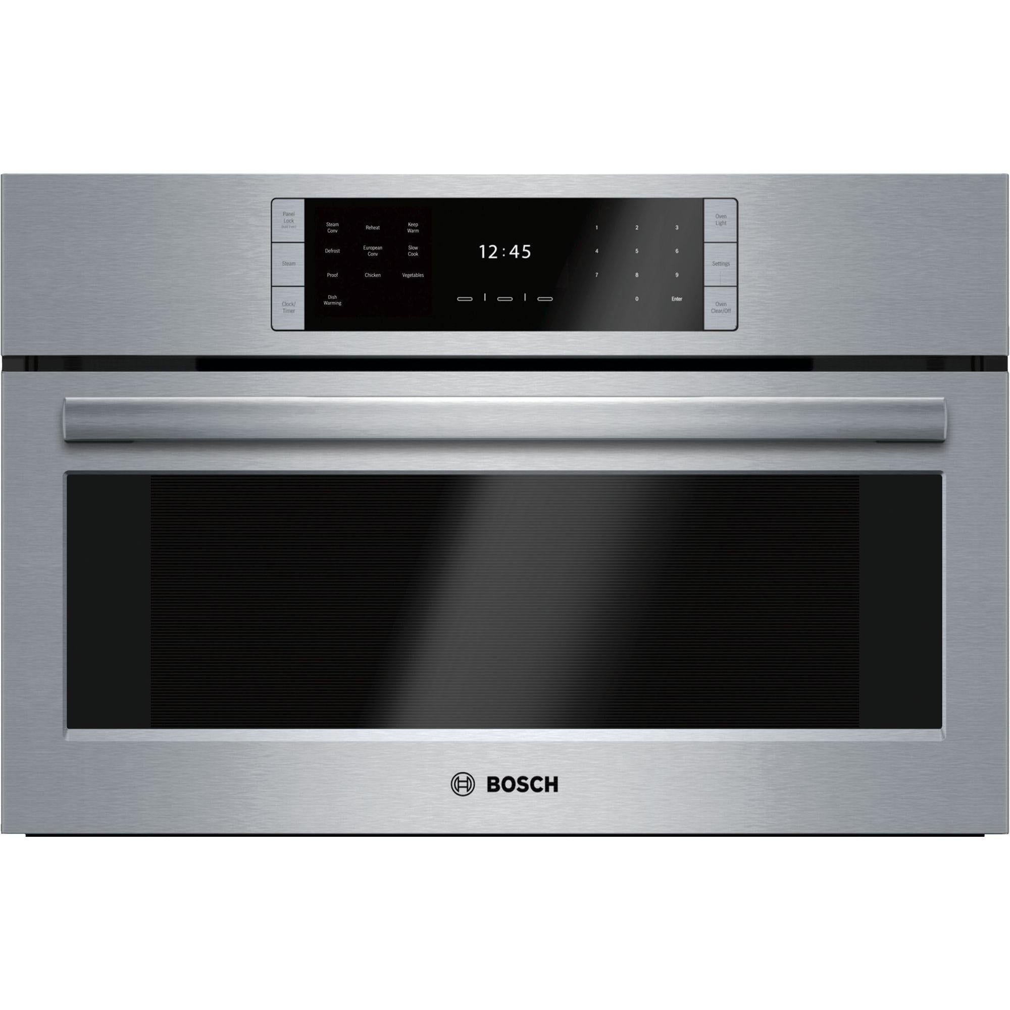 Bosch Four à vapeur simple de 30 po, 1,4 pi cu avec convection HSLP451UC