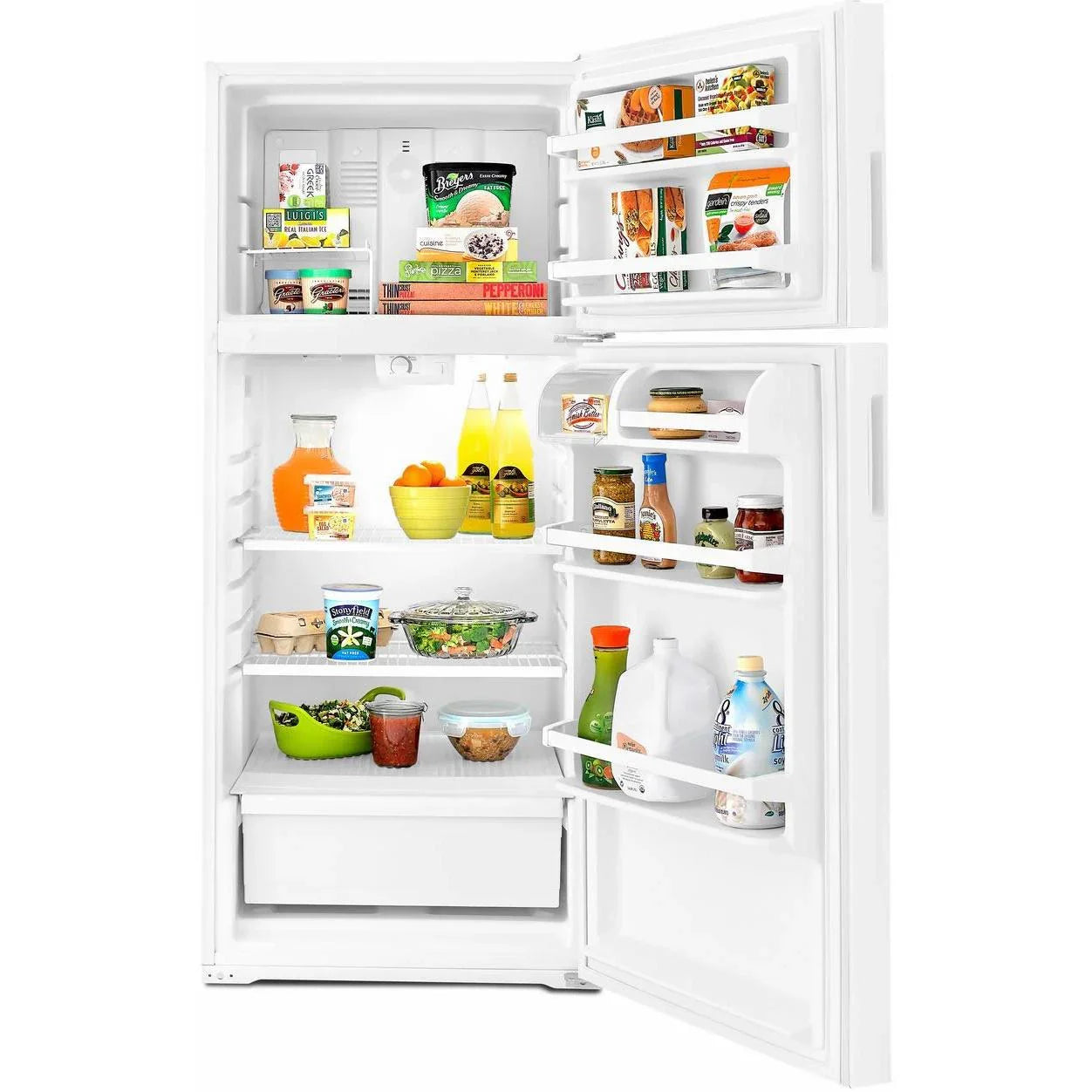 Amana 28in 14cu.ft. Top Mount Freezer Refrigerator ART104TFDW IMAGE 3