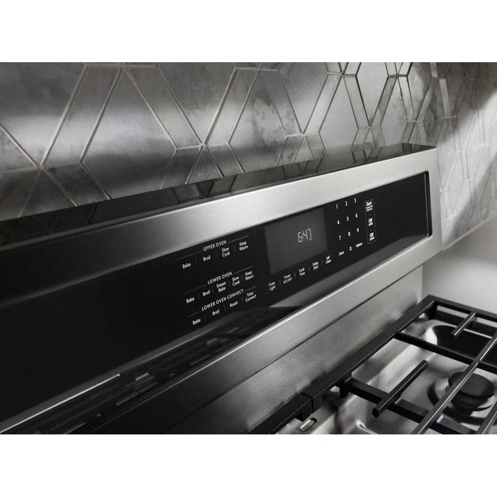 KitchenAid 30-inch Freestanding Dual-Fuel Range KFDD500ESS IMAGE 2
