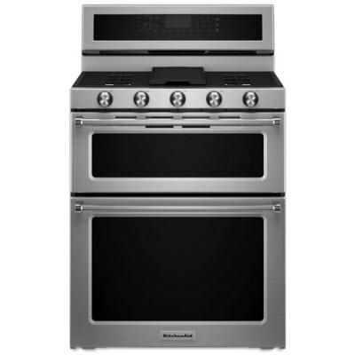 KitchenAid Cuisinière amovible à gaz de 30 po KFGD500ESS