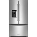 KitchenAid Réfrigérateur trois portes avec porte à deux battants à profondeur de comptoir de 36 po, 23.8 pi cu avec distributeur d'eau et de glaçons KRFC704FPS