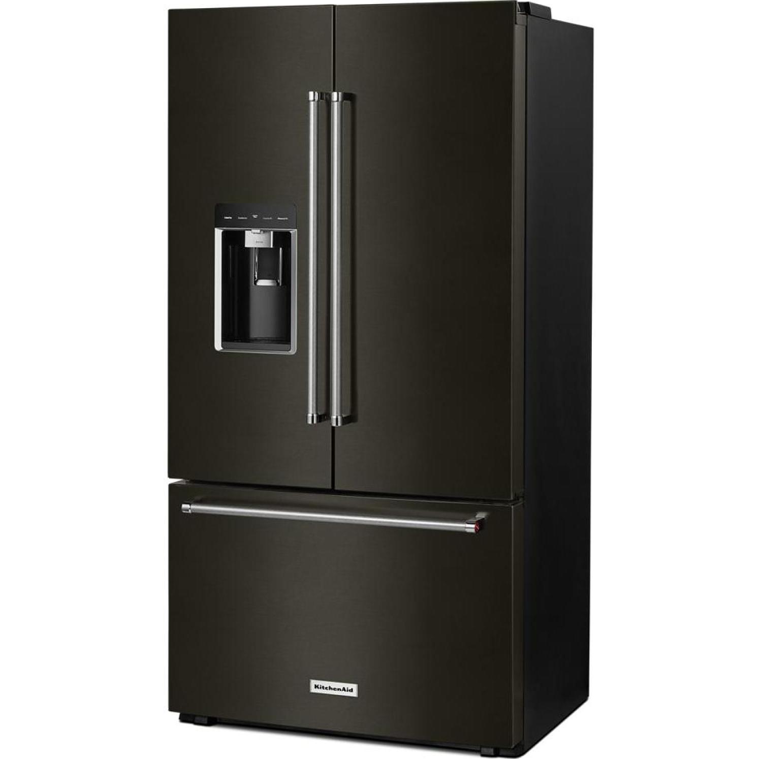 KitchenAid 36-inch, 23.8 cu. ft. Counter-Depth French 3-Door Refrigerator with Ice and Water KRFC704FBS IMAGE 9