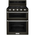 KitchenAid Cuisinière amovible à gaz de 30 po KFGD500EBS