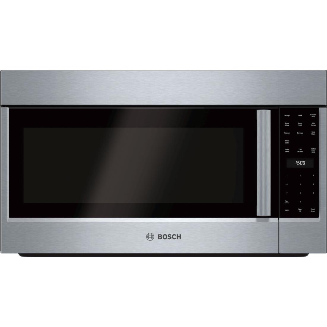 Bosch Four à micro-ondes à hotte intégrée de 30 po, 2.1 pi cu HMV5053C