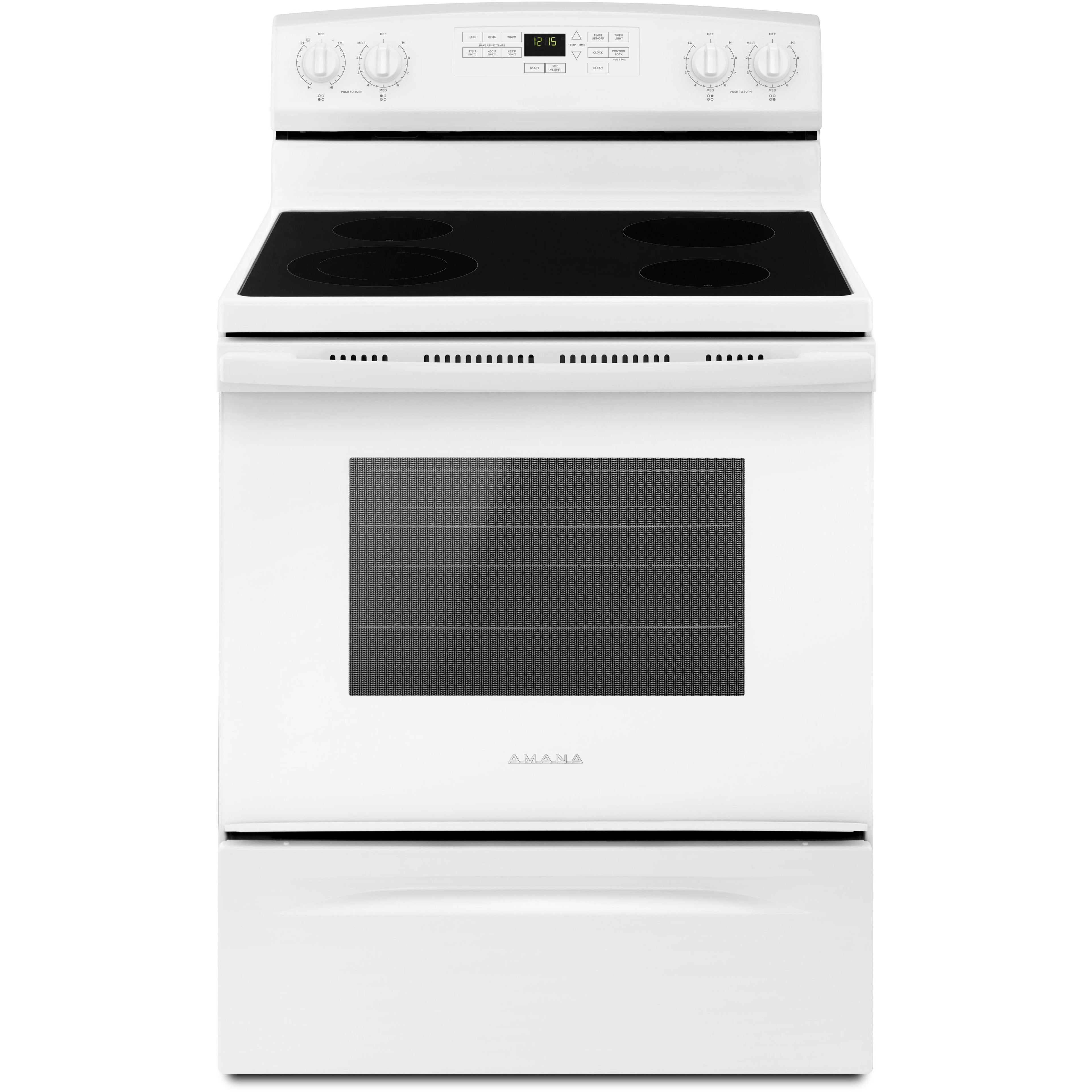 Amana Cuisinière électrique amovible de 30 po YAER6603SFW