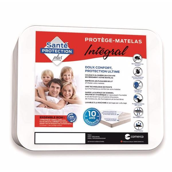 Comerco Protège-matelas intégral (très grand lit)
