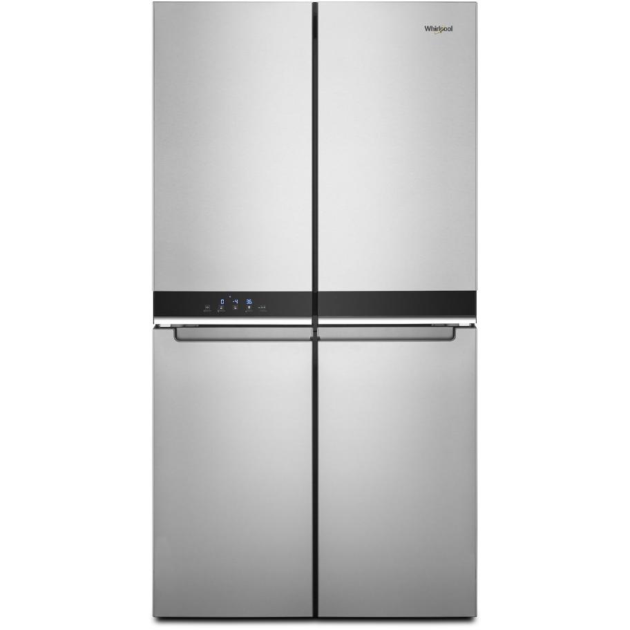 Whirlpool Réfrigérateur quatre portes avec porte à deux battants à profondeur de comptoir de 36 po., 19,4 pi.cu. avec contrôle de température personnalisé WRQA59CNKZ