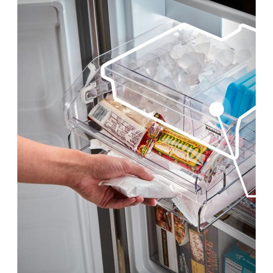 Whirlpool 36-inch, 19.4 cu.ft. Counter-Depth French 4-Door Refrigerator with Custom Temperature Control WRQA59CNKZ IMAGE 5