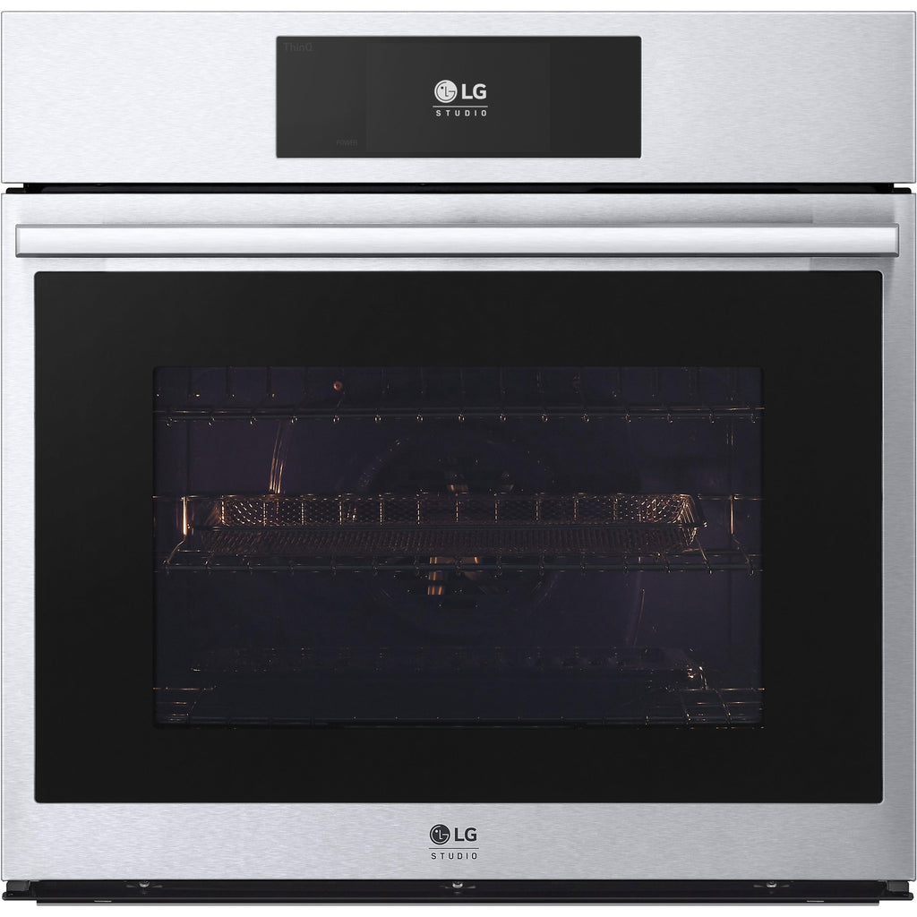 LG STUDIO Four mural simple encastré de 30 po., 4.7 pi.cu. avec technologie convection WSES4728F