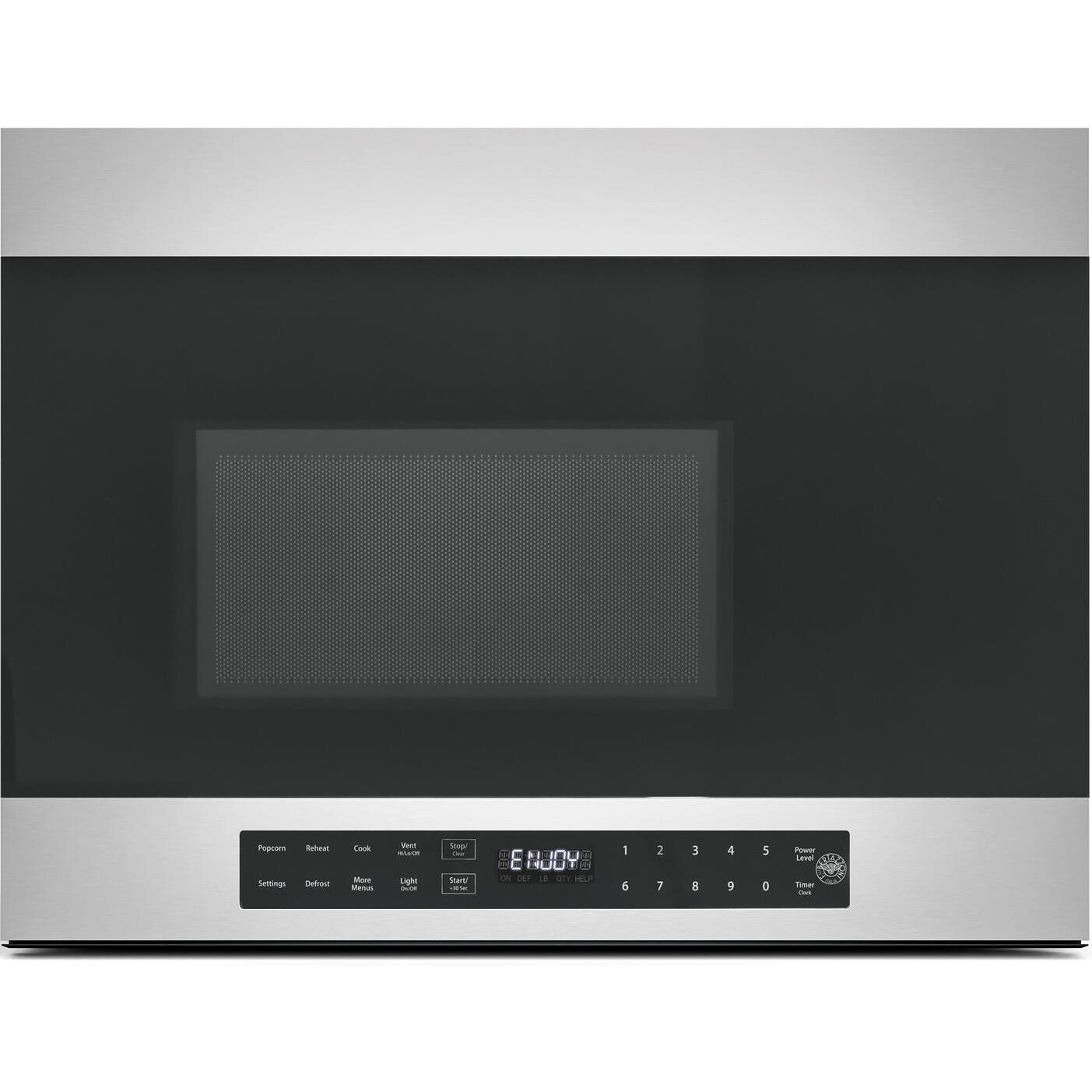 Bertazzoni Four à micro-ondes à hotte intégrée de 24 po. avec affichage DEL KOTR24MXE