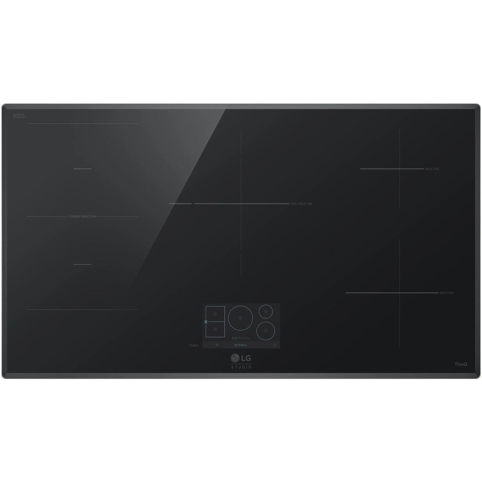 LG STUDIO Table de cuisson à induction intégré de 36 po. CBIS3618B