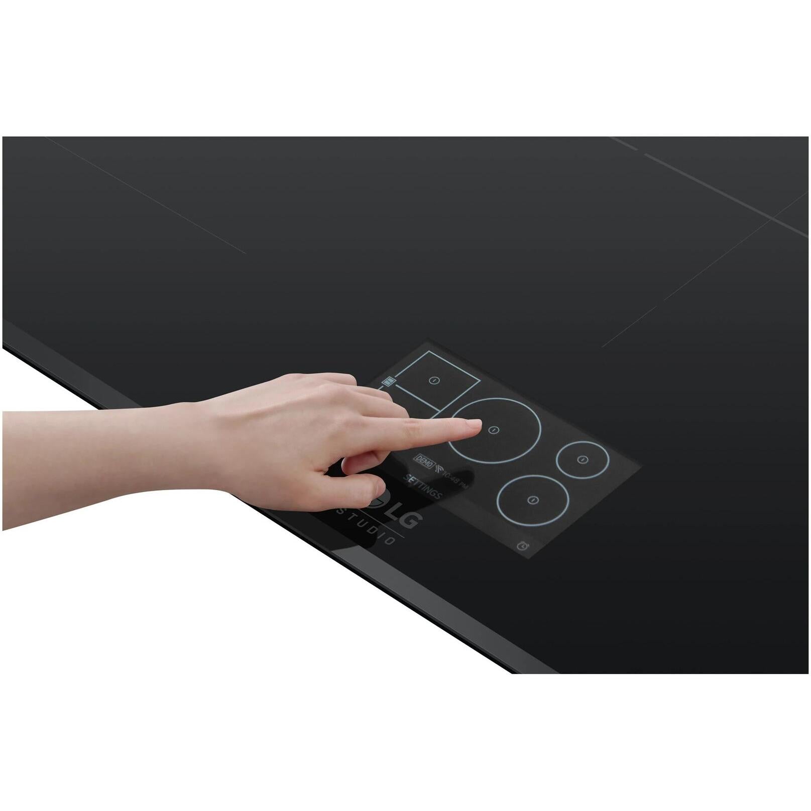 LG STUDIO 36-inch Built-in Induction Cooktop CBIS3618B IMAGE 5