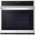 LG Four mural encastré simple de 30 pouces, 4,7 pi. cu. avec technologie convection WSEP4723F