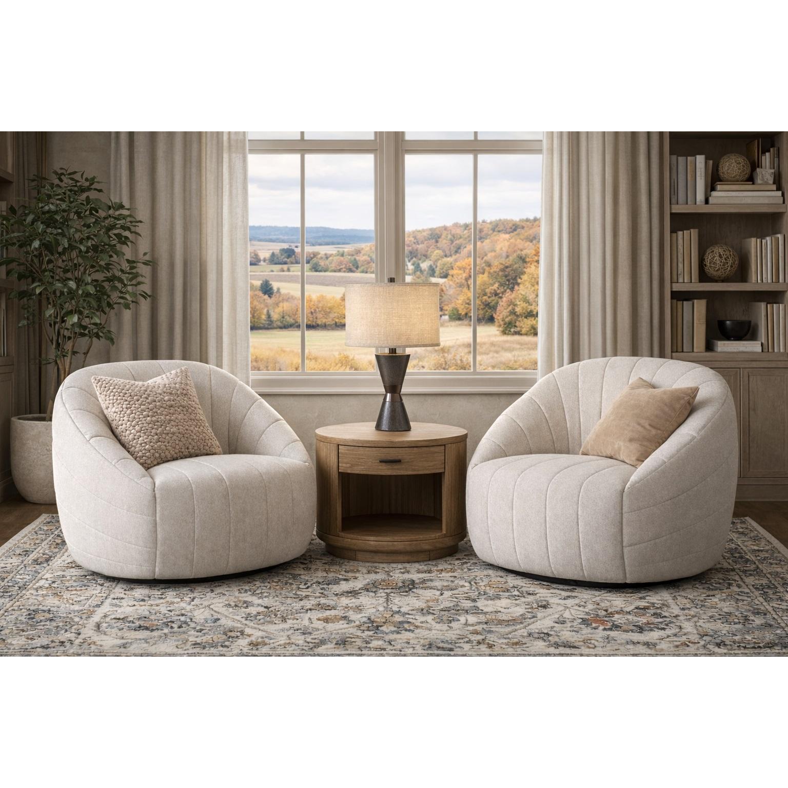  Germain Larivière Chairs Swivel 440012 IMAGE 2