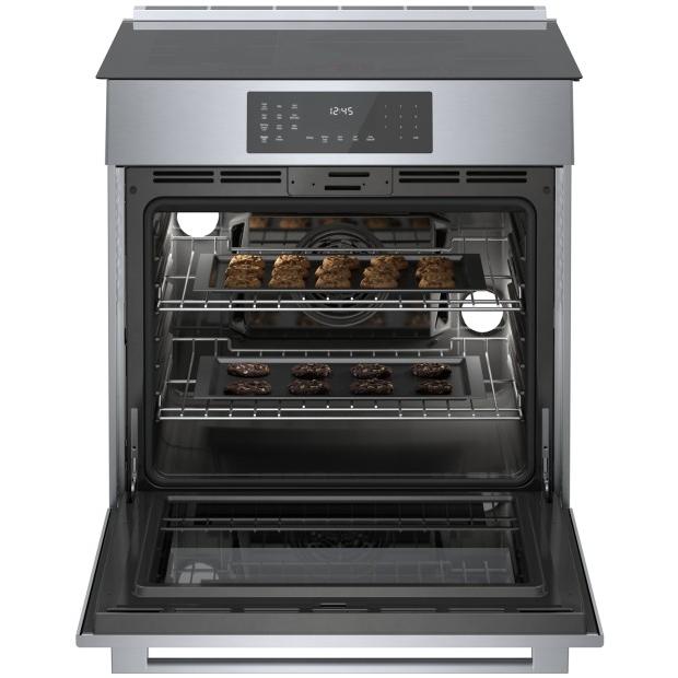 Bosch Cuisinière*****LIQUIDATION*** à induction coulissante de 30 pouces avec convection européenne authentique HIIP057C VENTE FINALE - BOITE OUVERTE - VENDU TEL QUEL - Germain Larivière