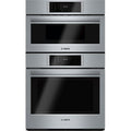 Bosch Four mural encastré combiné de 30 po, 4,6 pi cu avec EcoClean™ HBLP752UC