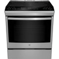GE Profile Cuisinière encastrable électrique induction de 30 po. avec technology convection européenne véritable PCHS920YMFS