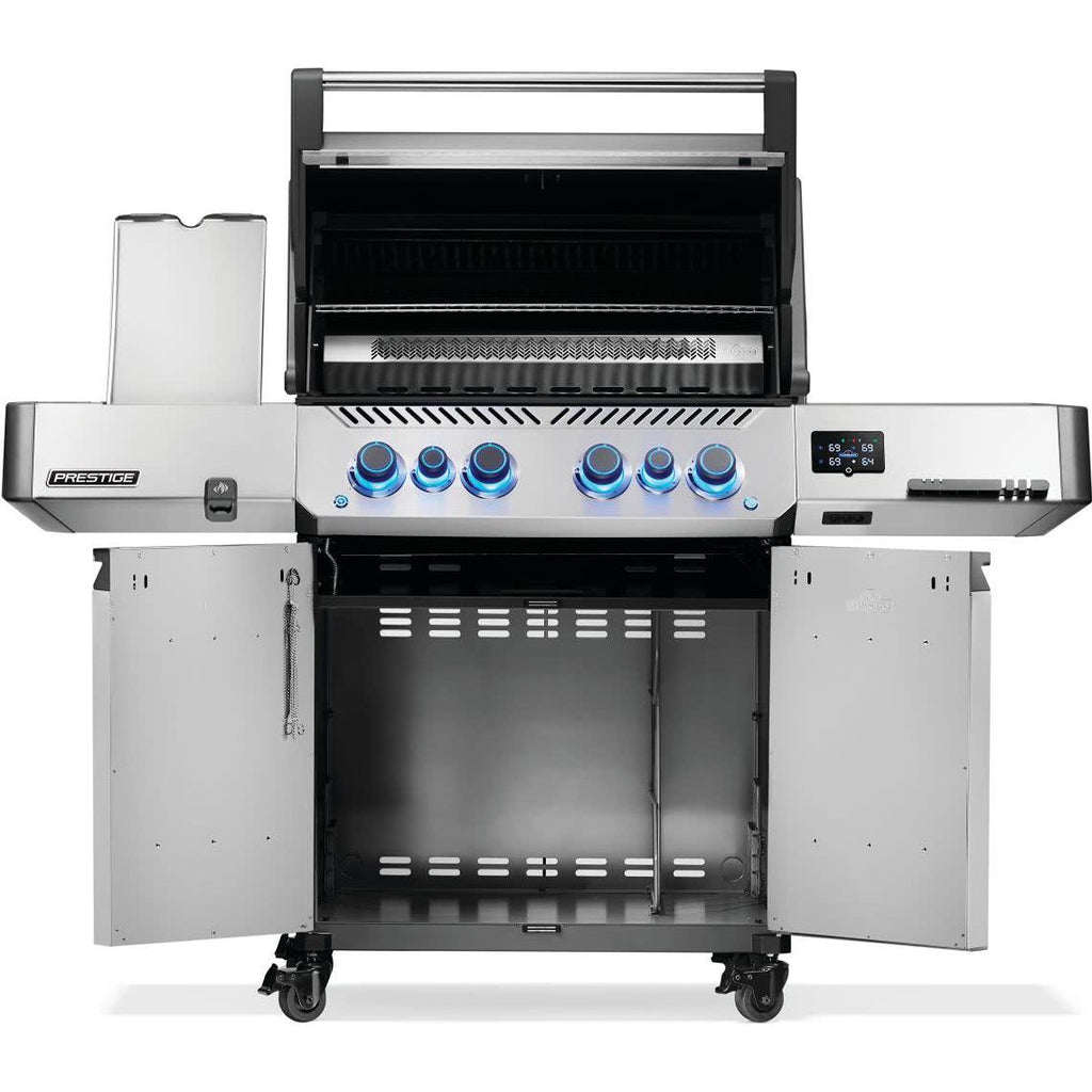 Napoleon Prestige® 500 connecté RSIB avec brûleurs latéral et arrière infrarouges - Propane P500VXRSIBPSS - Germain Larivière
