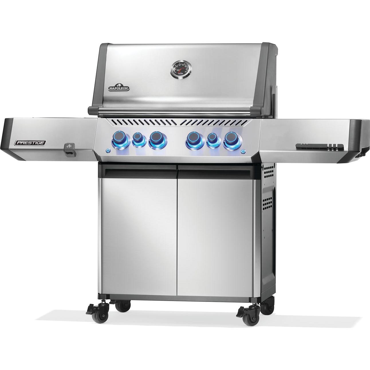 Napoleon Prestige® 500 RSIB avec brûleurs latéral et arrière infrarouges - Propane P500VRSIBPSS - Germain Larivière