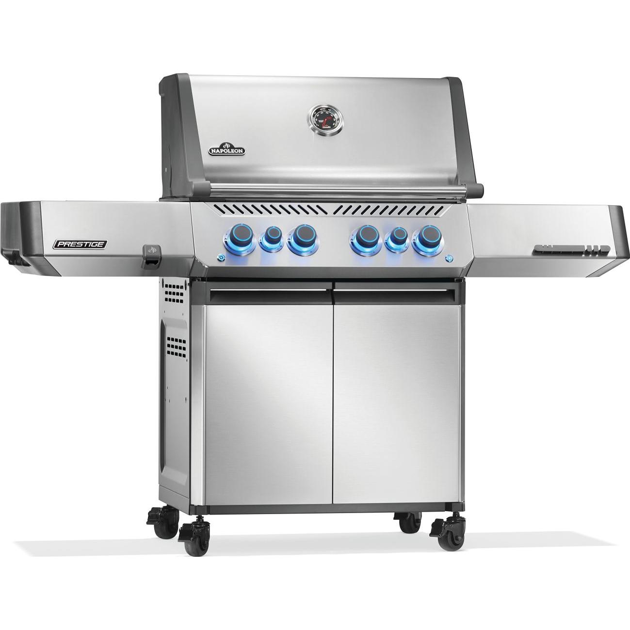 Napoleon Prestige® 500 RSIB avec brûleurs latéral et arrière infrarouges - Propane P500VRSIBPSS - Germain Larivière