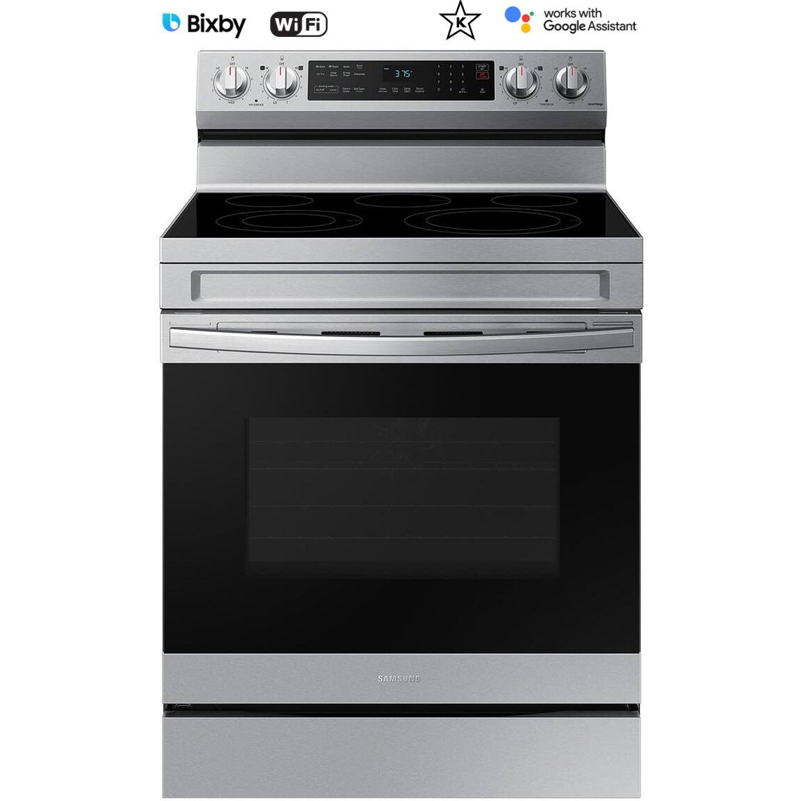 Samsung Cuisinière amovible électrique de 30 po. avec connectivité WI-FI NE63A6511SS/AC