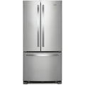Whirlpool Réfrigérateur trois portes avec porte à deux battants amovible de 33 pouces, 22,1 pi. cu. avec machine à glaçons WRFF5333PZ