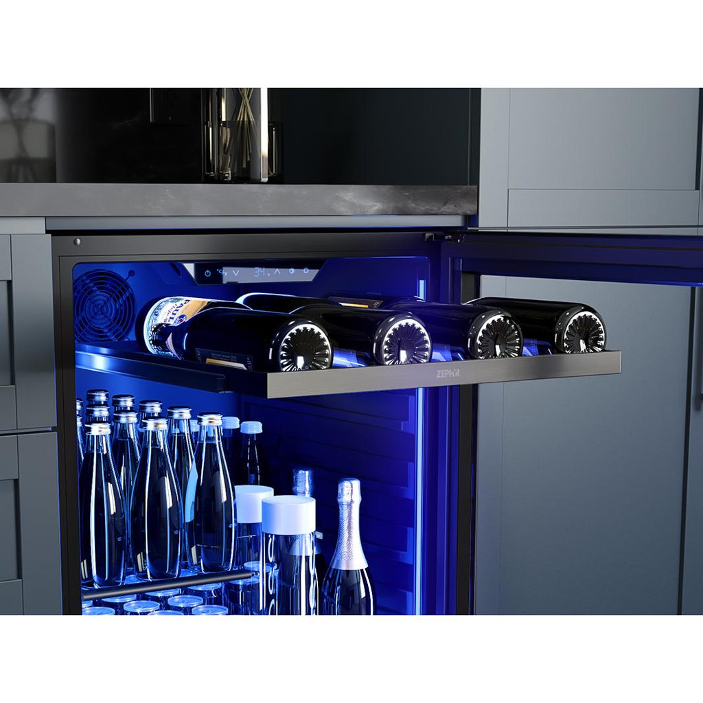 Zephyr Centre de brevage amovible Presrv™ de 5,6 pi cu PRB24C01CBSG - Germain Larivière