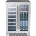 Zephyr Centre de brevage combiné Presrv™ de 5,15 pi cu avec portes françaises BWB24C32AG