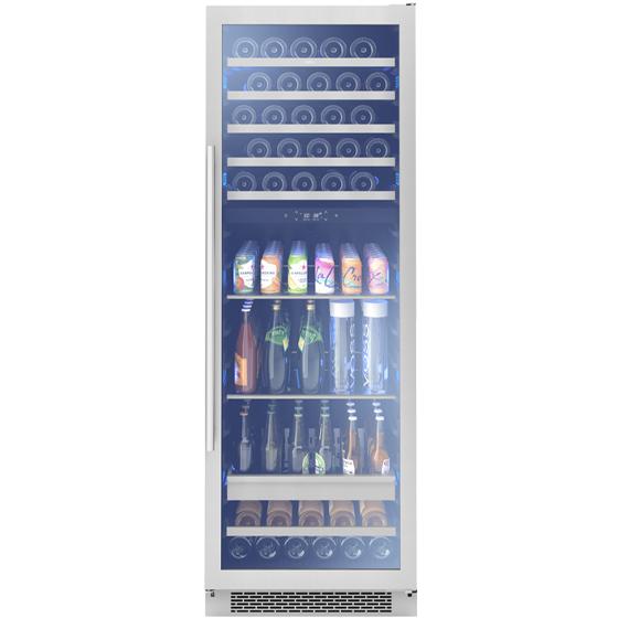 Zephyr Combinaison centre de breuvage/vin amovible série PRESRV™ de 15.3 pi.cu. PRWB24F02BG